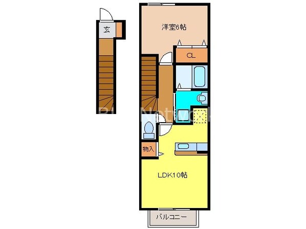 シャルマン参番館の物件間取画像